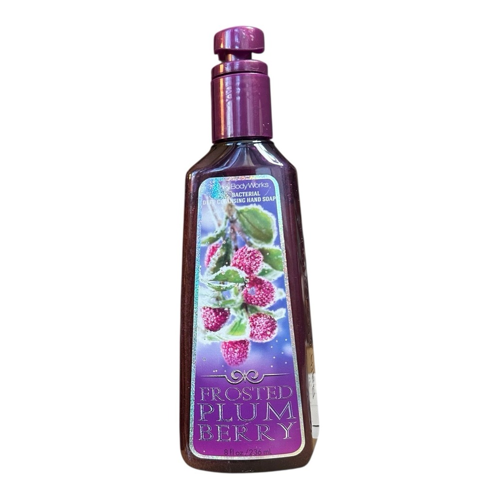 BATH & BODY WORKS Frosted Plum Berry 8oz Hand Soap Discontinued Anti Bacterial